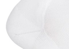 Compression Ankle Socks 20-30 mmHg - White